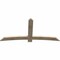 Ekena Millwork Bellingham Rough Sawn Timber Gable Bracket, Douglas Fir, 84"W x 42"H x 2"D x 6"F, 12/12 Pitch GBW084X42X0206BEL00RDF - alternate 2